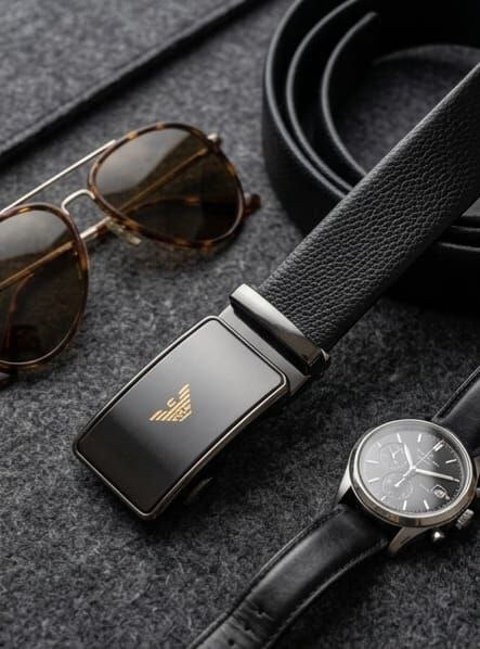 Elite Black Ratchet Belt