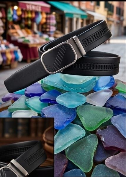 Elite Black Ratchet Belt