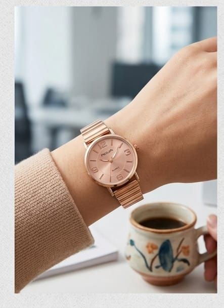 Aurora Rose Timepiece